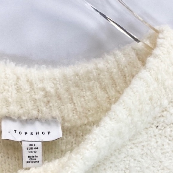 BOGOF! Topshop cozy oversized fuzzy sweater - Picture 3 of 3